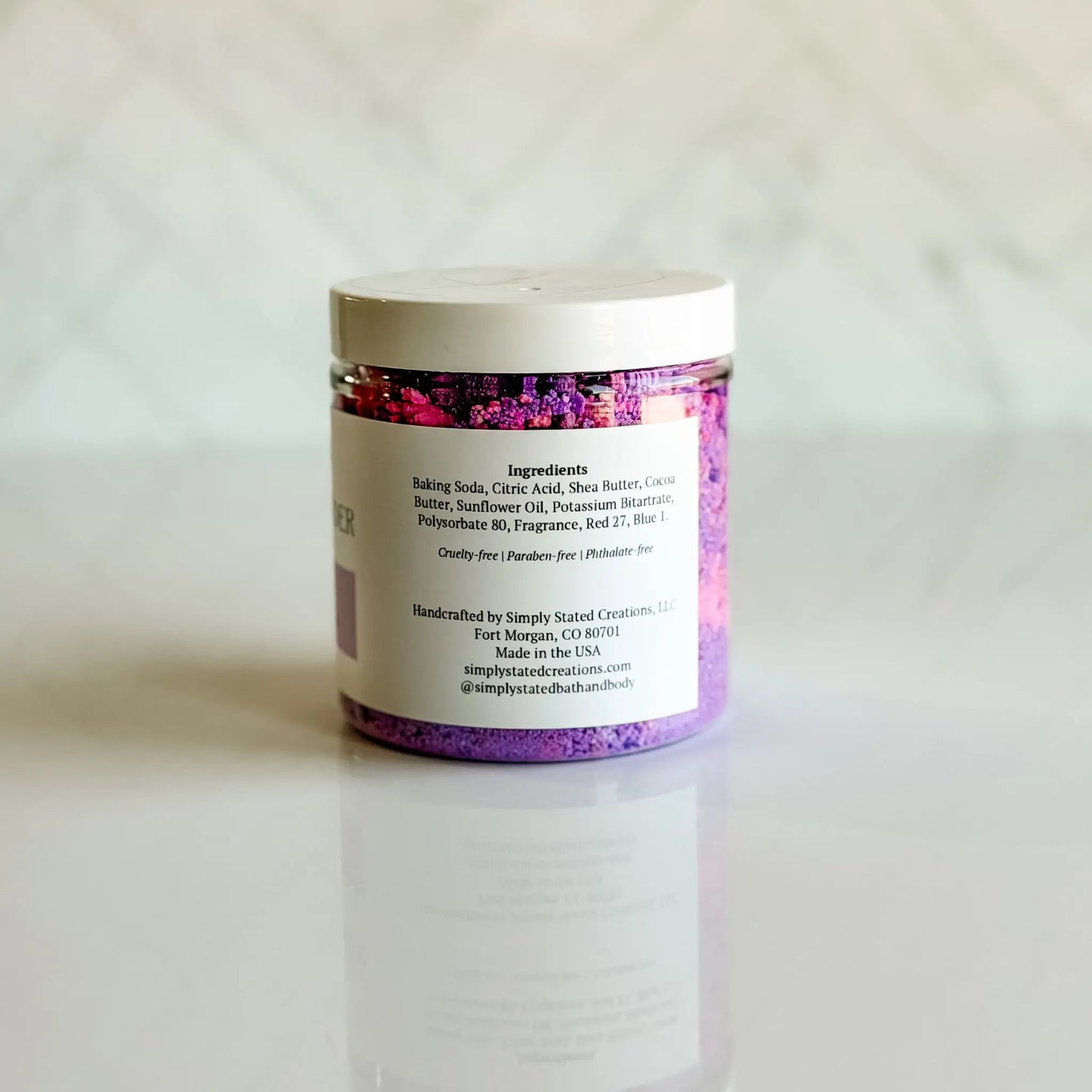 Sea Salt + Orchid Bath Bomb Powder