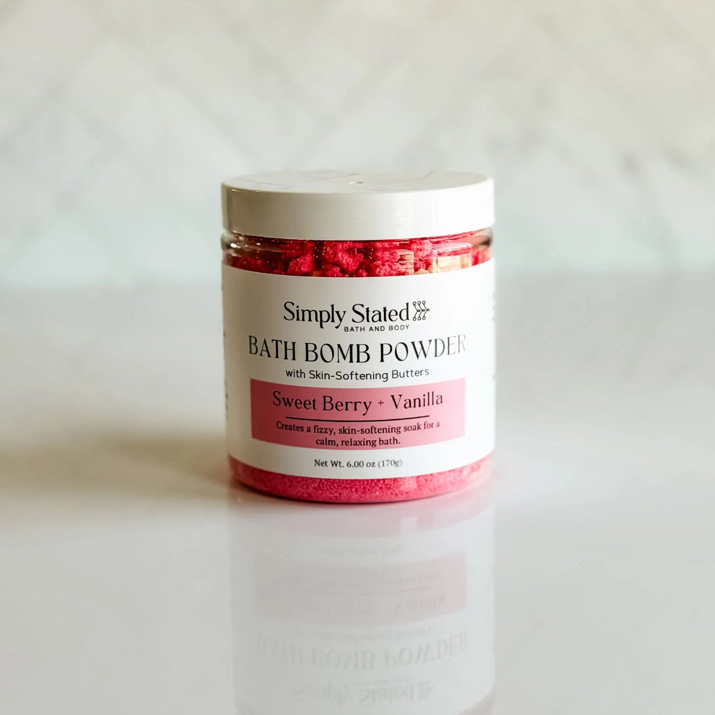 Sweet Berry + Vanilla Bath Bomb Powder