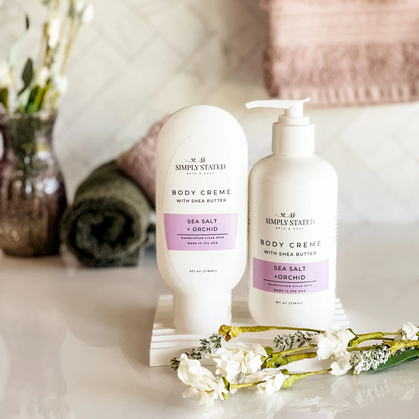 Sea Salt + Orchid Body Creme