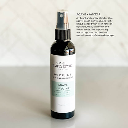Agave + Nectar Poofume | Bathroom Odor Neutralizing Spray