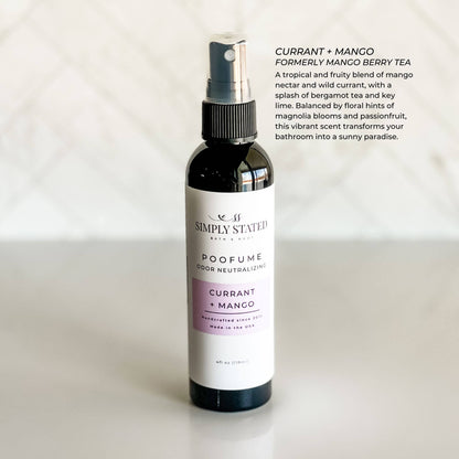 Currant + Mango Poofume | Bathroom Odor Neutralizing Spray