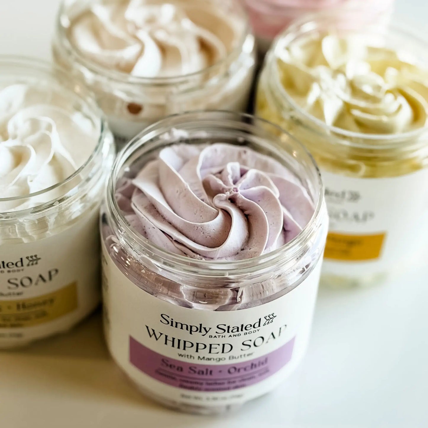 Sea Salt + Orchid Whipped Soap