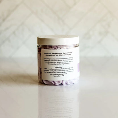 Sea Salt + Orchid Whipped Soap