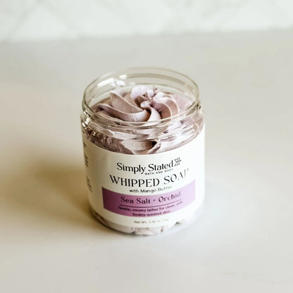 Sea Salt + Orchid Whipped Soap
