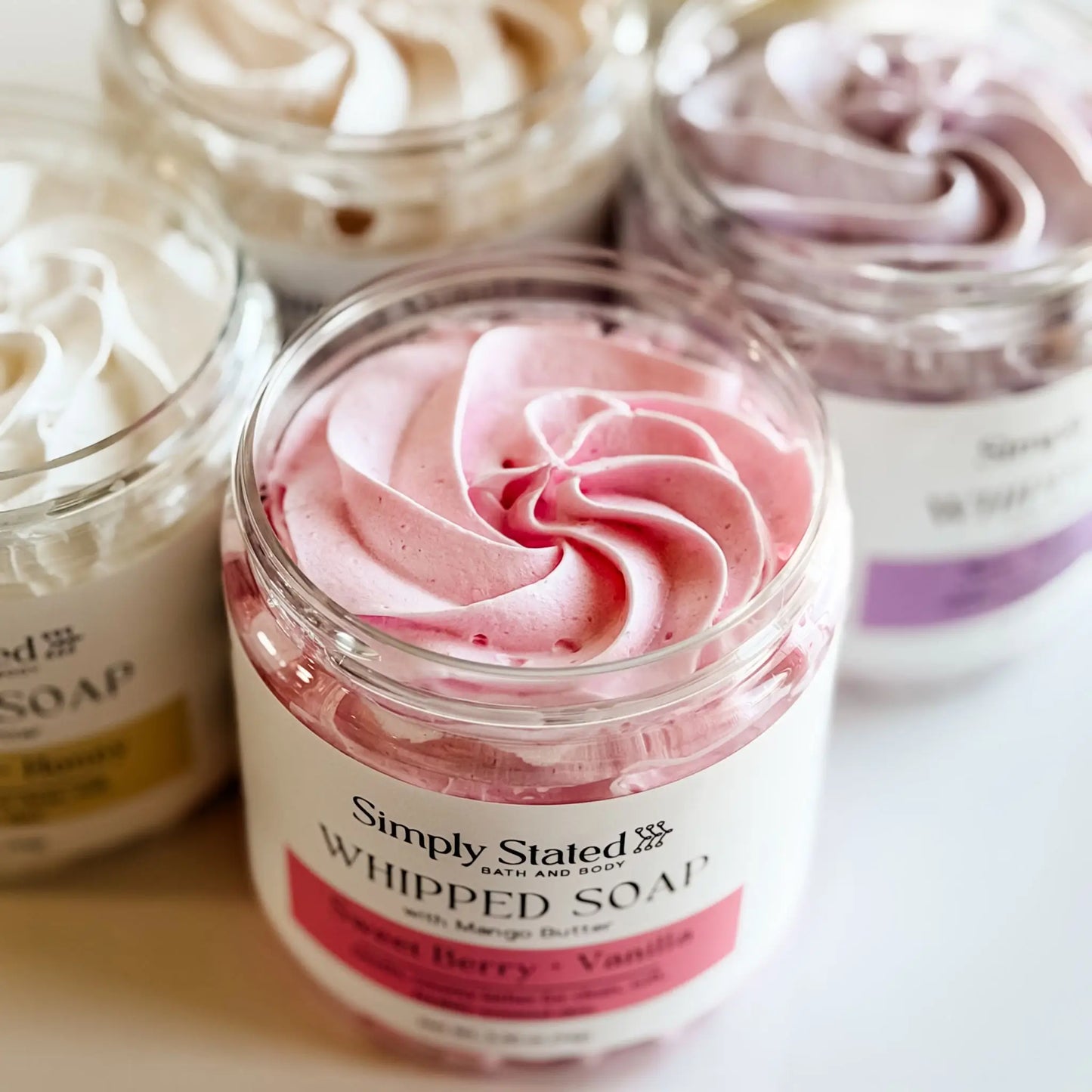 Sweet Berry + Vanilla Whipped Soap