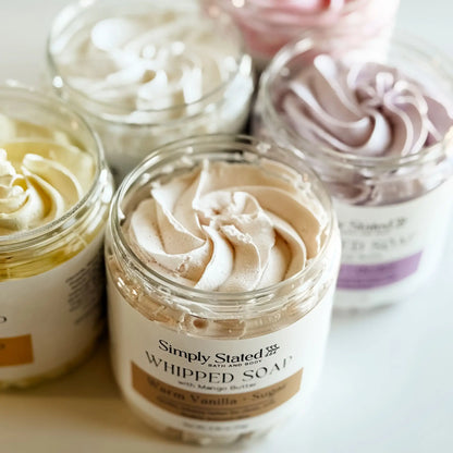 Warm Vanilla + Sugar Whipped Soap