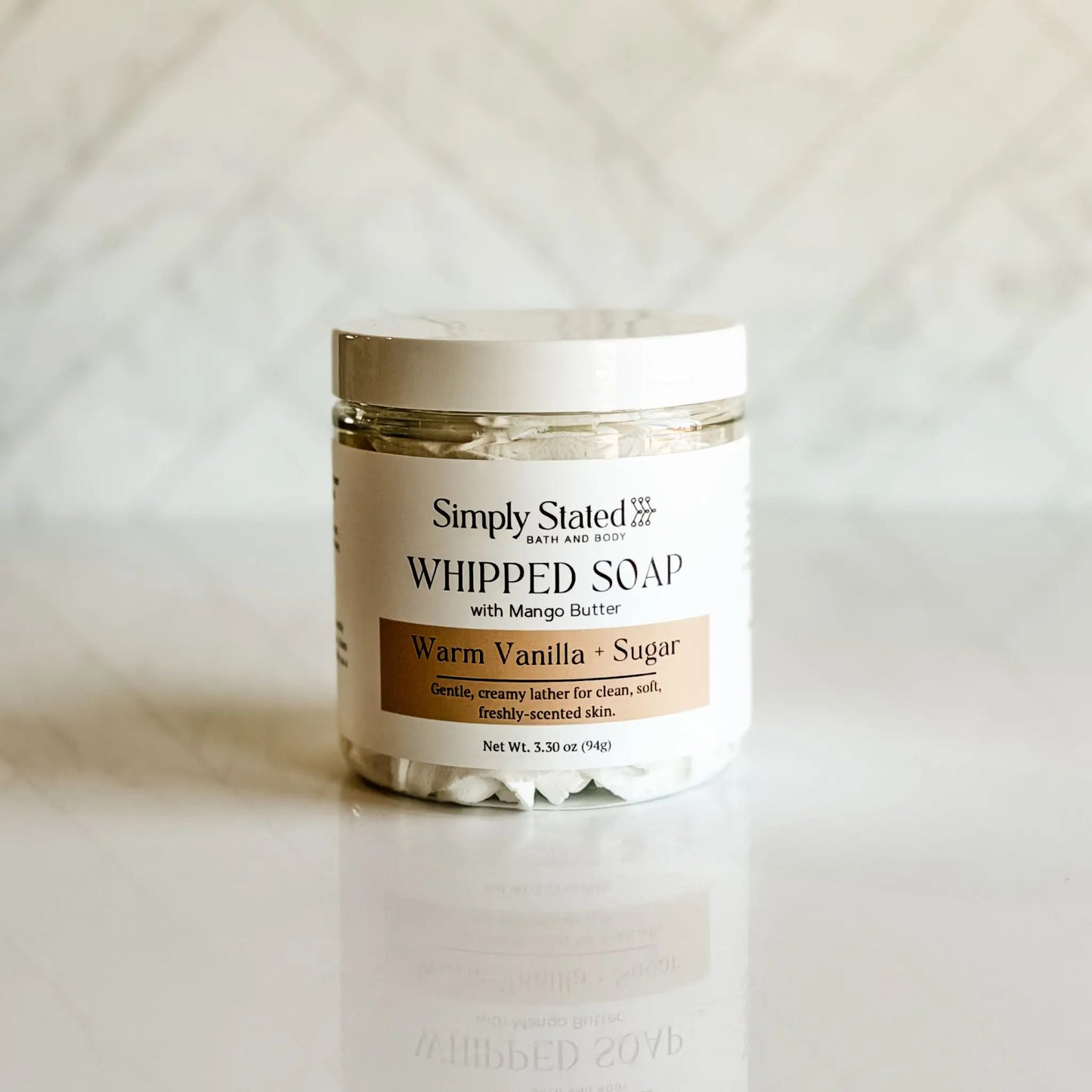 Warm Vanilla + Sugar Whipped Soap