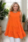 Sun Kissed - Sleeveless Tiered Top