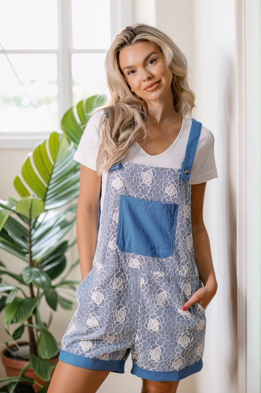 Sweet Blossom Overalls