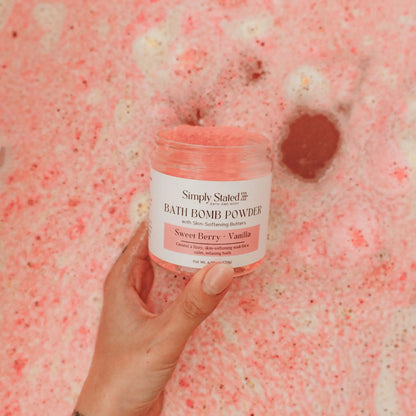 Sweet Berry + Vanilla Bath Bomb Powder
