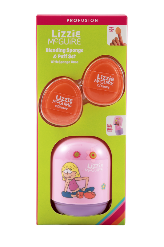 Lizzie McGuire | Totally Together Blending Sponge & Puff Set with Sponge Case