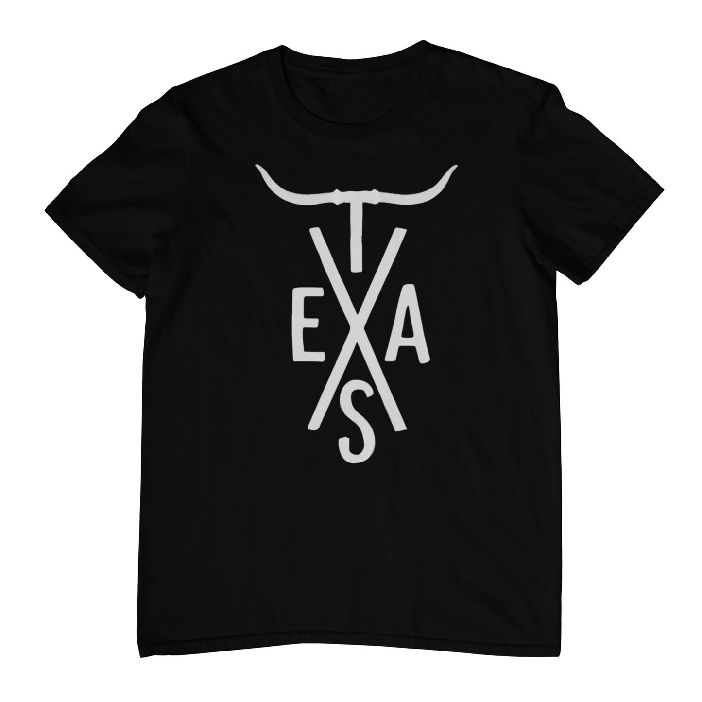 Texas Longhorn Cross Adult Graphic Tee