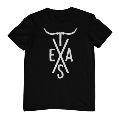 Texas Longhorn Cross Adult Graphic Tee