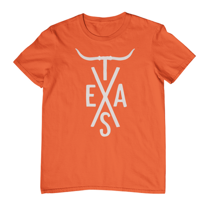 Texas Longhorn Cross Adult Graphic Tee