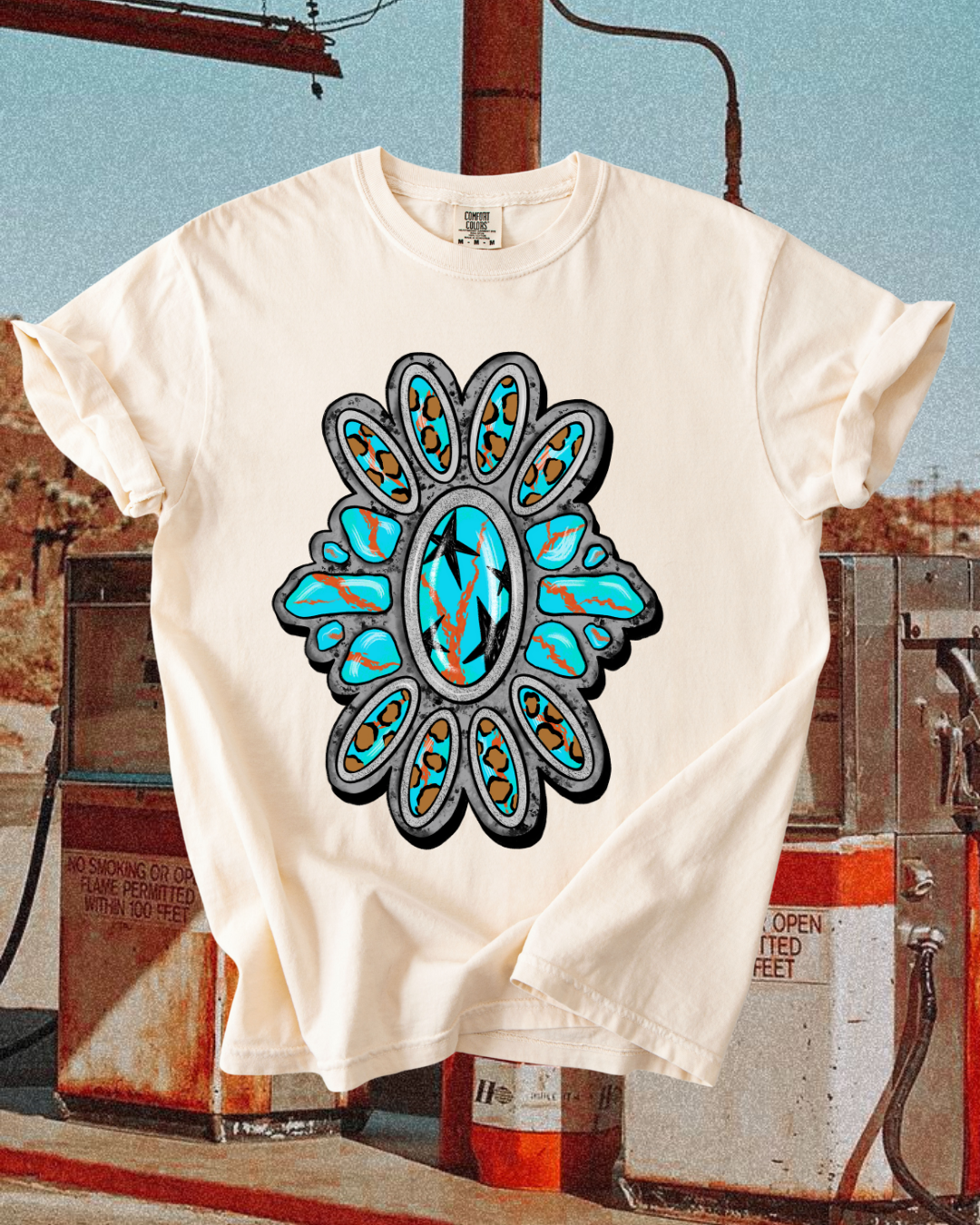 Turq Cluster tee