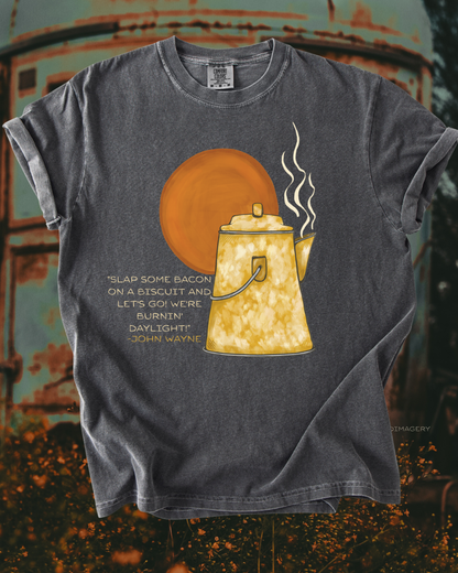 John Wayne-slap some bacon tee