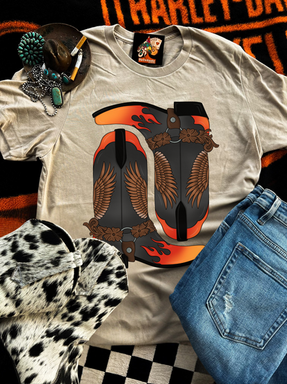 Riding Boots tee