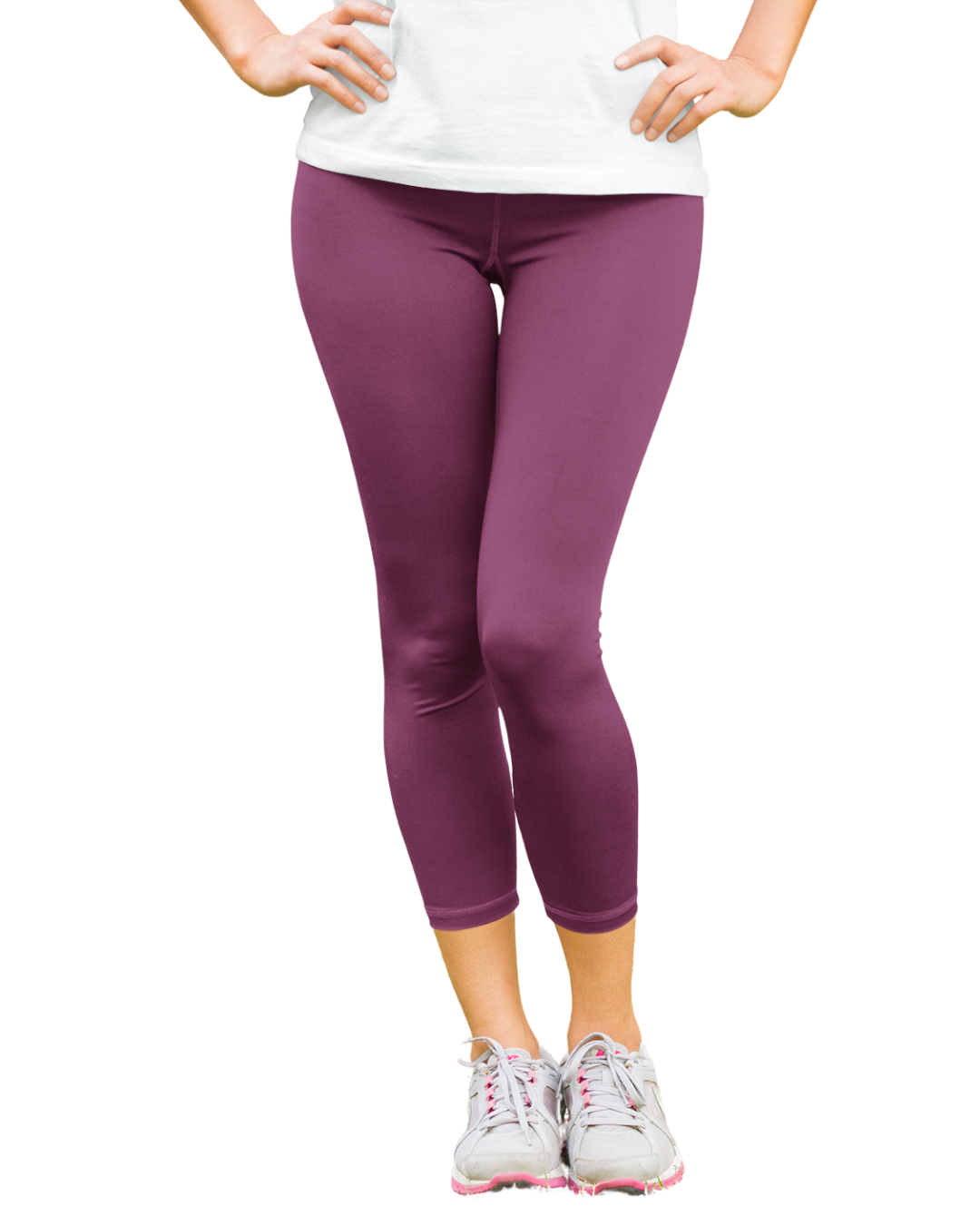 SUPER CLEARANCE Solid Capri - High-quality Handcrafted Vibrant Leggings