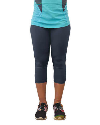 SUPER CLEARANCE Solid Capri - High-quality Handcrafted Vibrant Leggings
