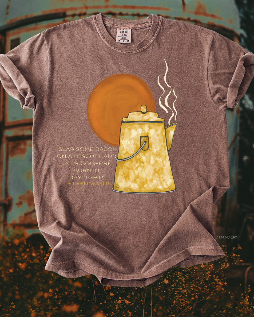John Wayne-slap some bacon tee