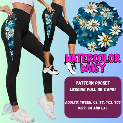 WATERCOLOR DAISY-PPO 13- TOPS AND BOTTOMS-PREORDER CLOSING 6/15