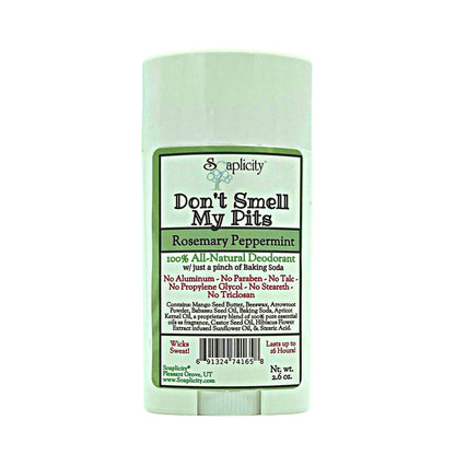 Don't Smell My Pits Natural Deodorant - Rosemary Peppermint