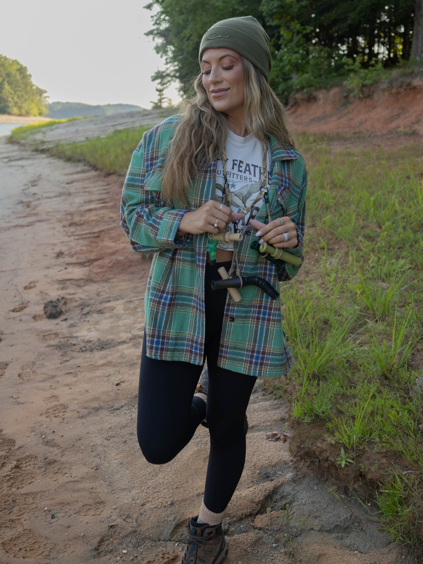Laylie Plaid Flannel – Oversized Long Sleeve