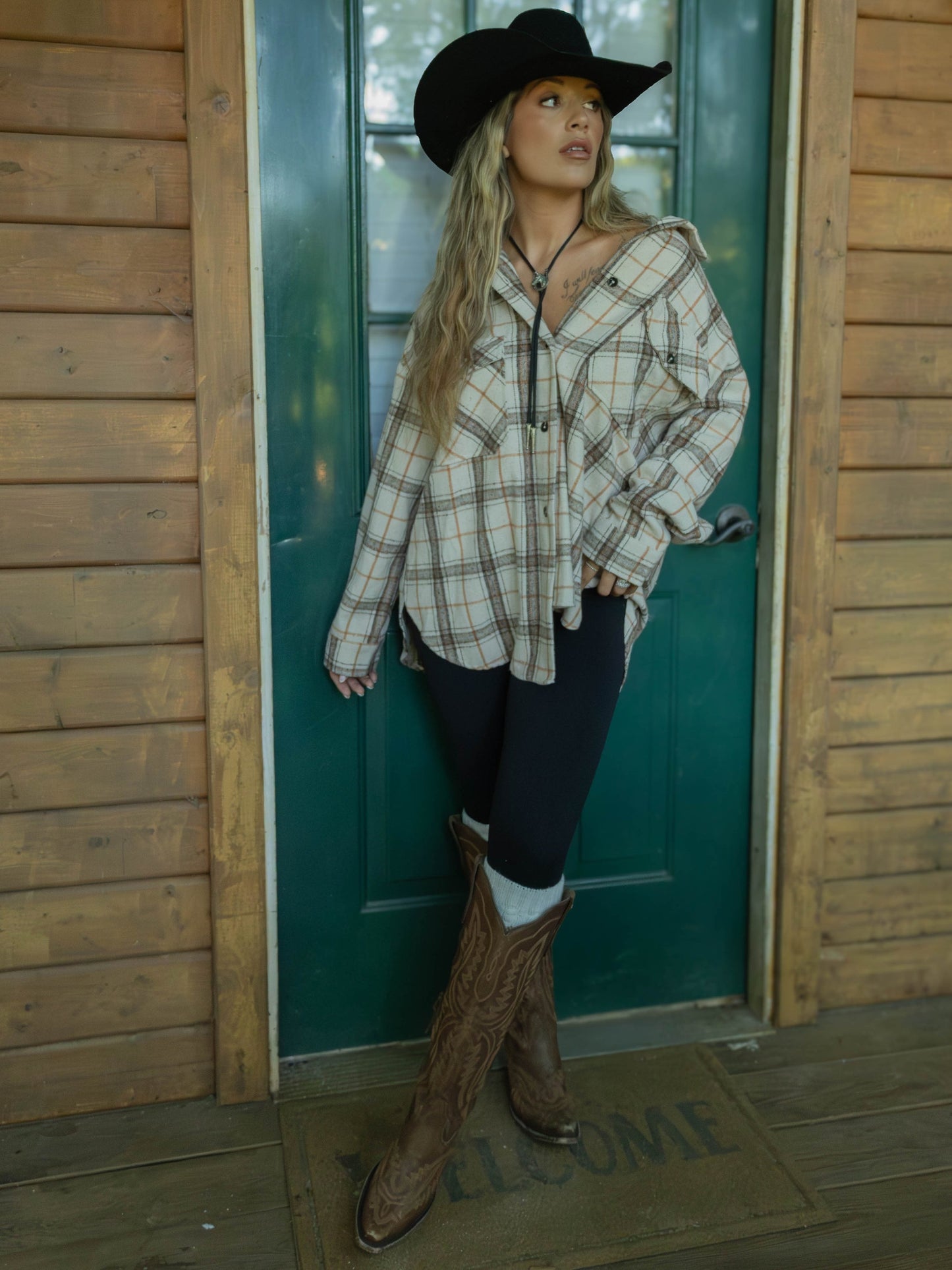 Laylie Plaid Flannel – Oversized Long Sleeve