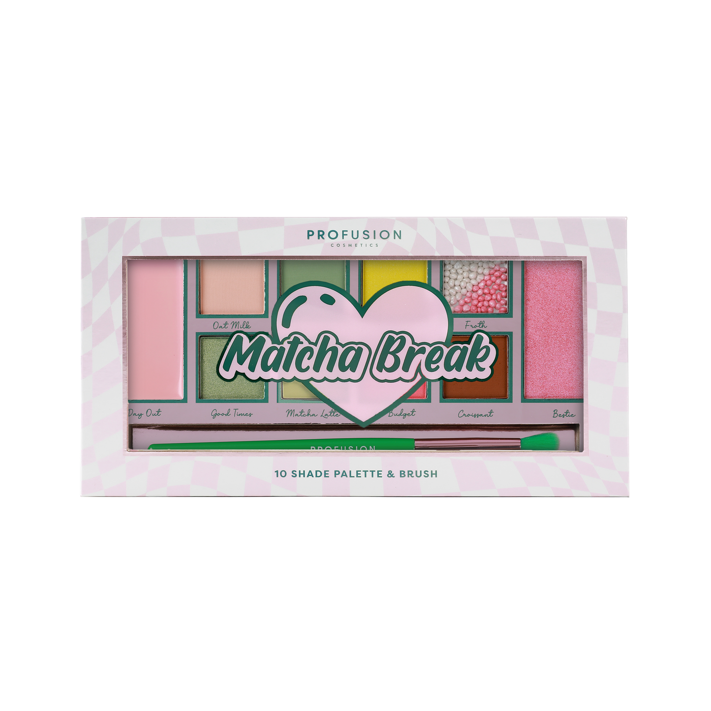 Matcha Break 10 Shade Palette & Brush