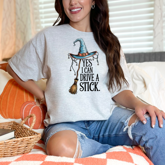 Yes I Can Drive a Stick Graphic Tee