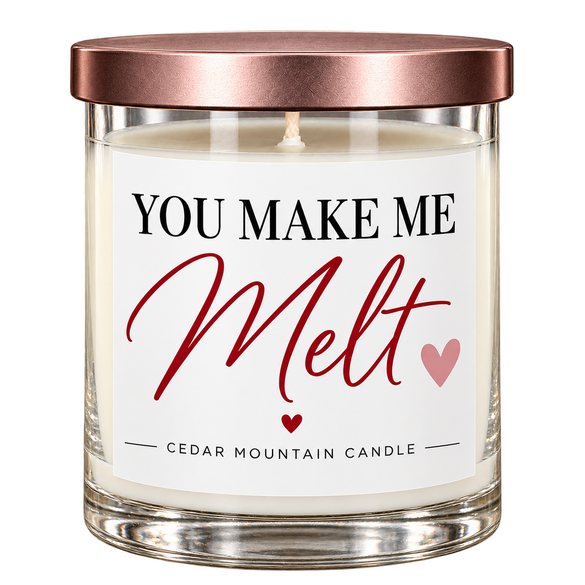 You Make Me Melt – Sugared Shortbread (Vanilla Bean Noel) | Valentine's Day 9 oz Whiskey Jar Candle