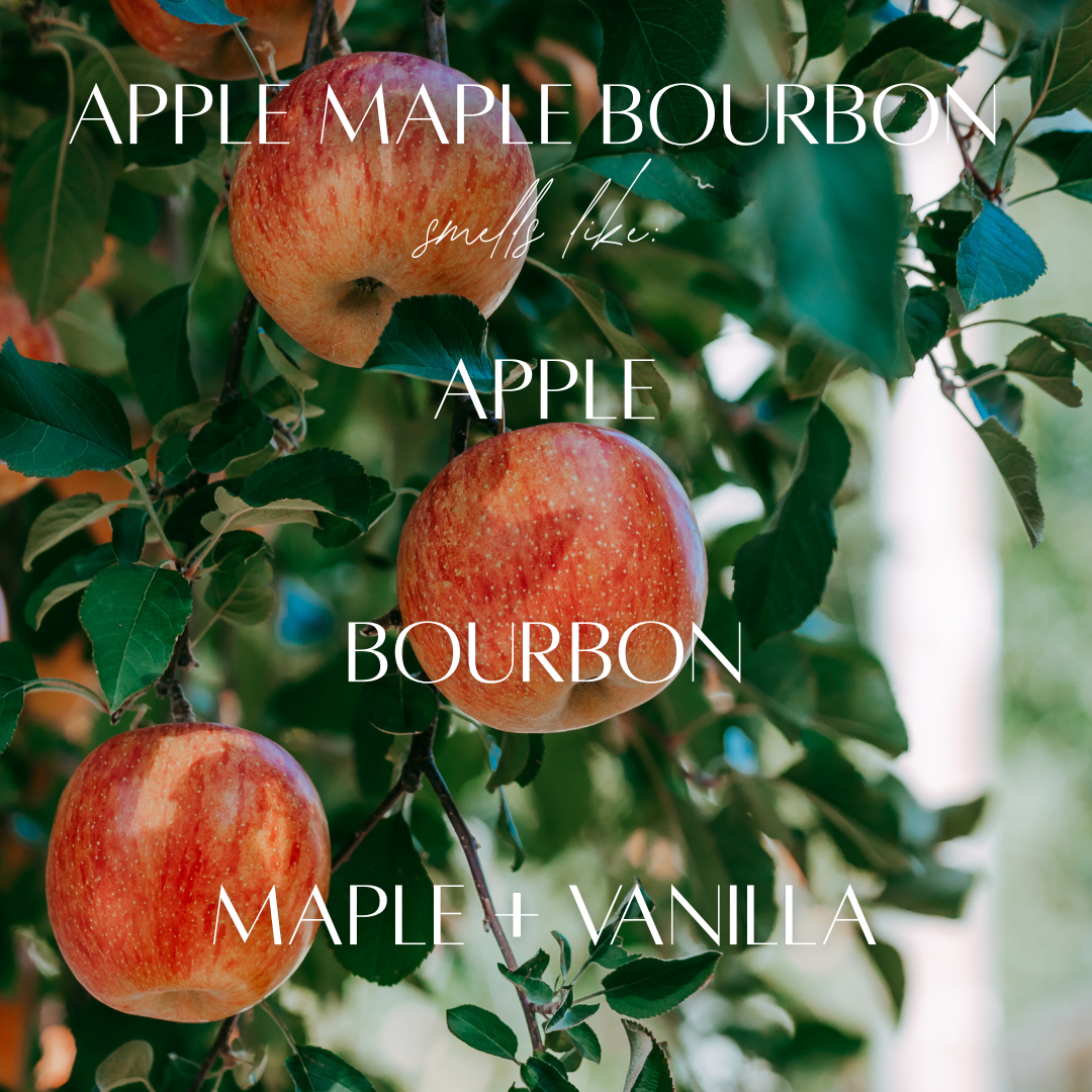 Apple Maple Bourbon - 3 Wick Jar Candle