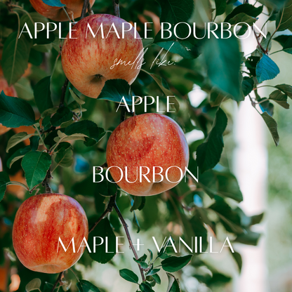 Apple Maple Bourbon - 3 Wick Jar Candle