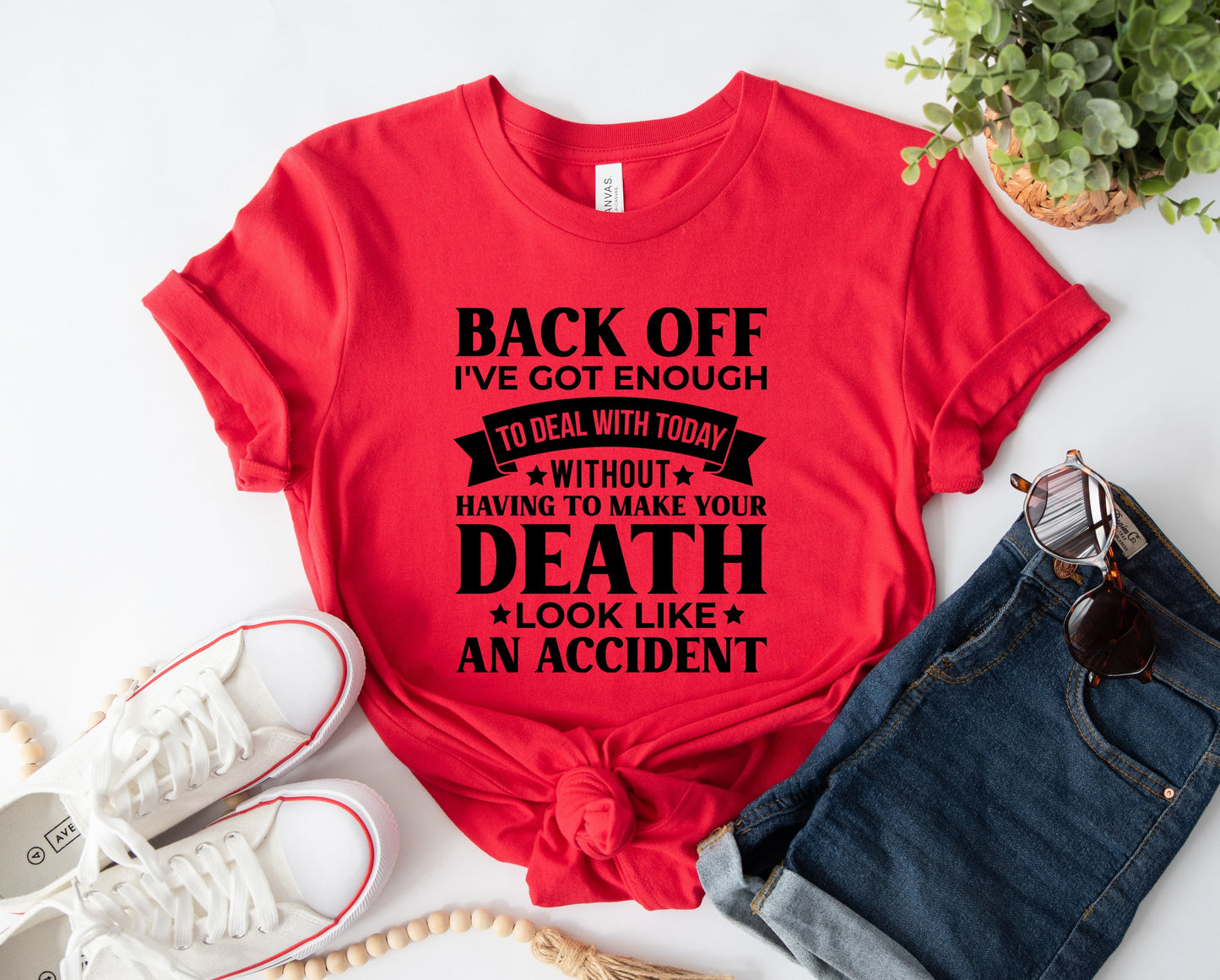 Back Off Graphic Tee