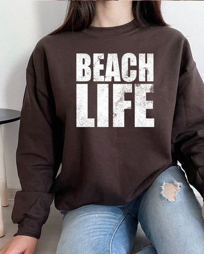 Beach Life Distressed Graphic Tee
