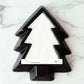 Black Pottery Tree Bowl Candle - Christmas Hearth