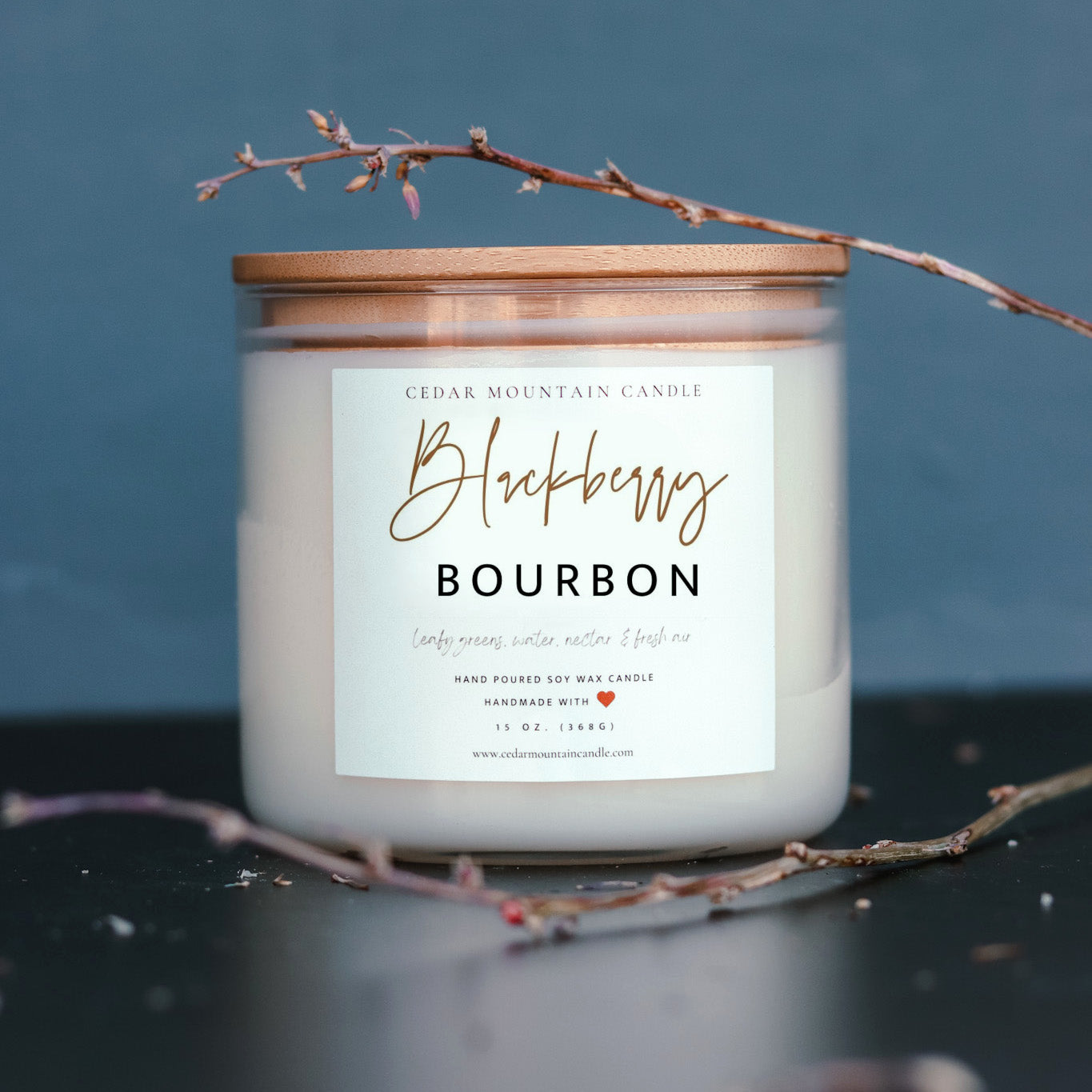 Blackberry Bourbon - 3 Wick Jar Candle