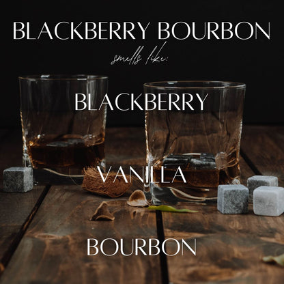 Blackberry Bourbon - 3 Wick Jar Candle