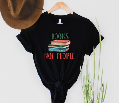 Books Not People Graphic Tee