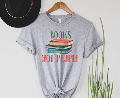 Books Not People Graphic Tee