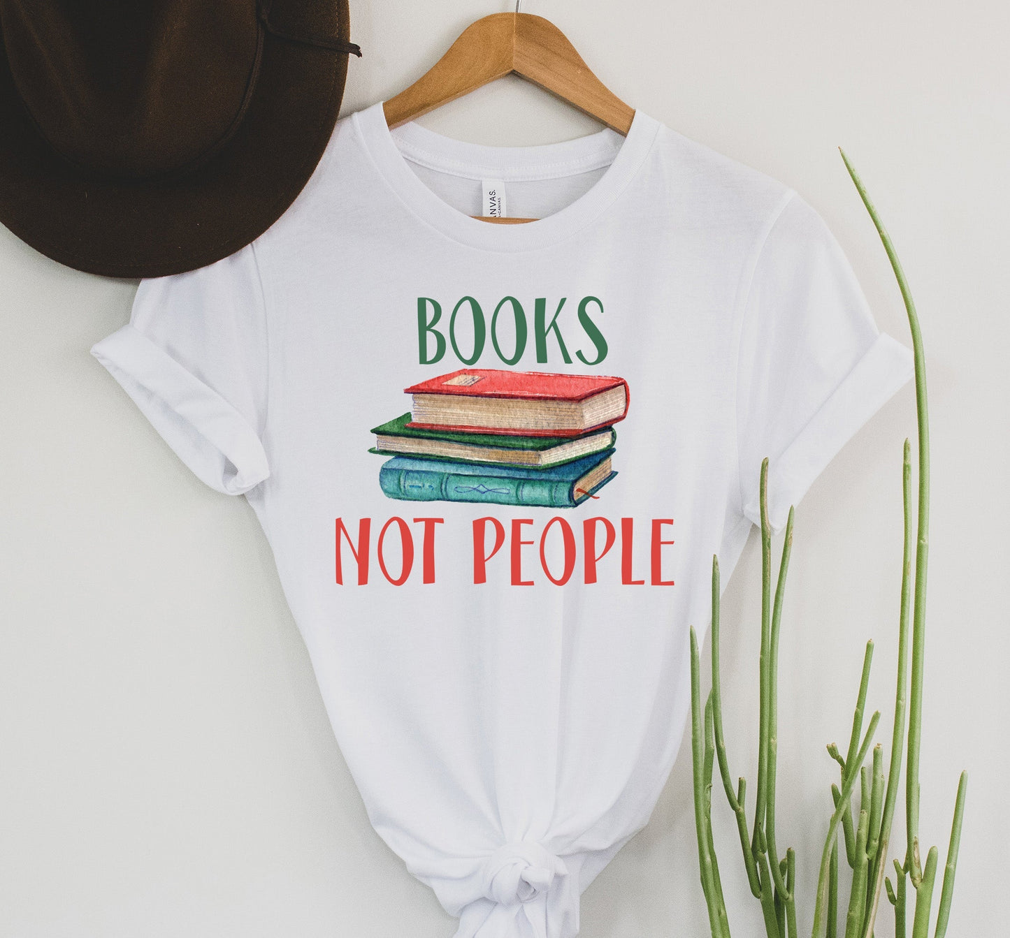Books Not People Graphic Tee