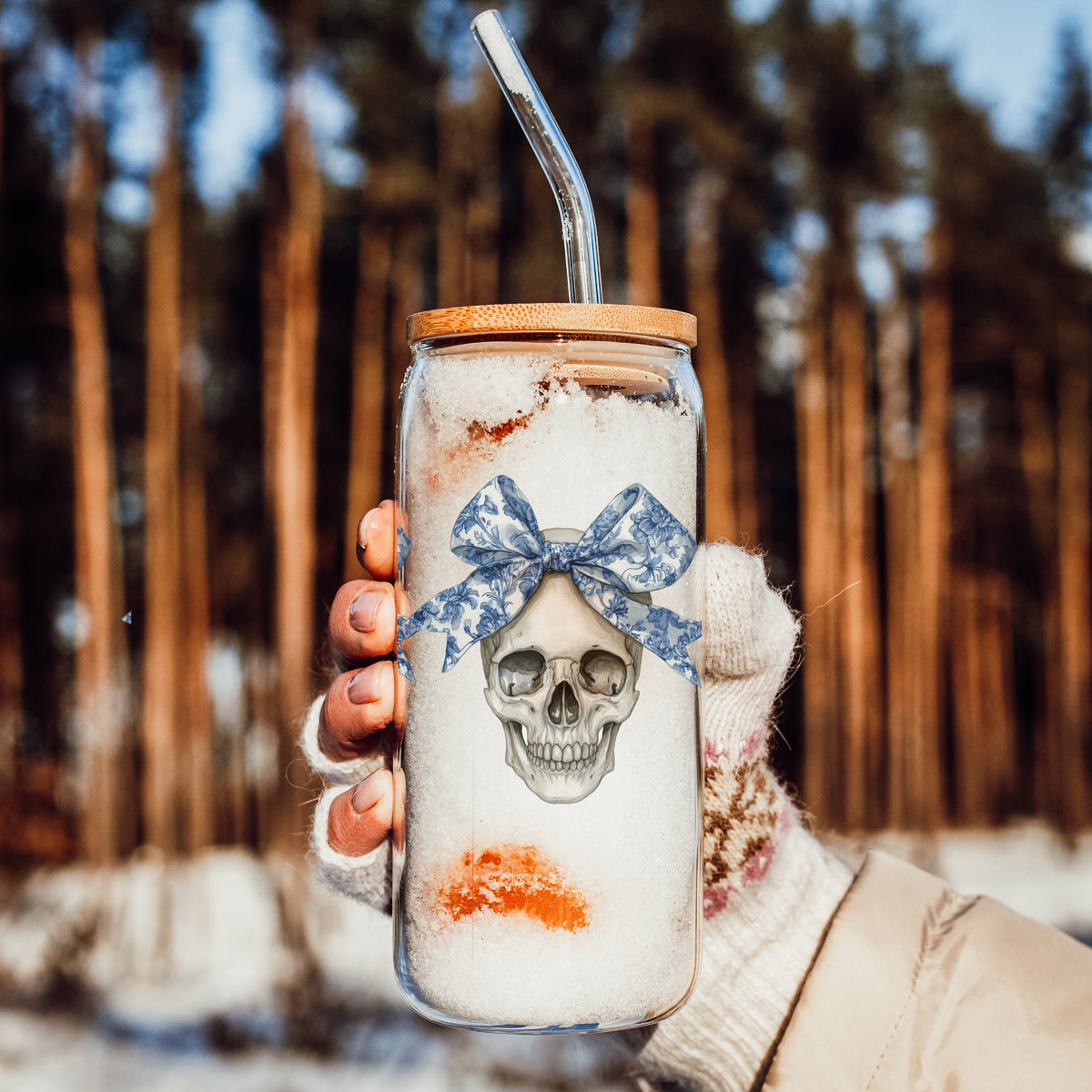 Bow Skull 20oz