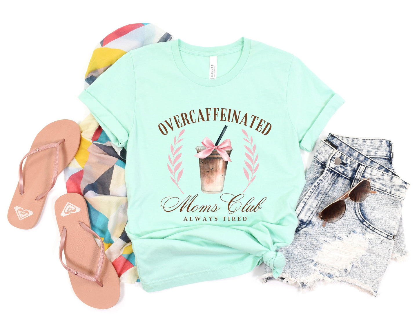 Caffinated Moms Club Graphic Tee
