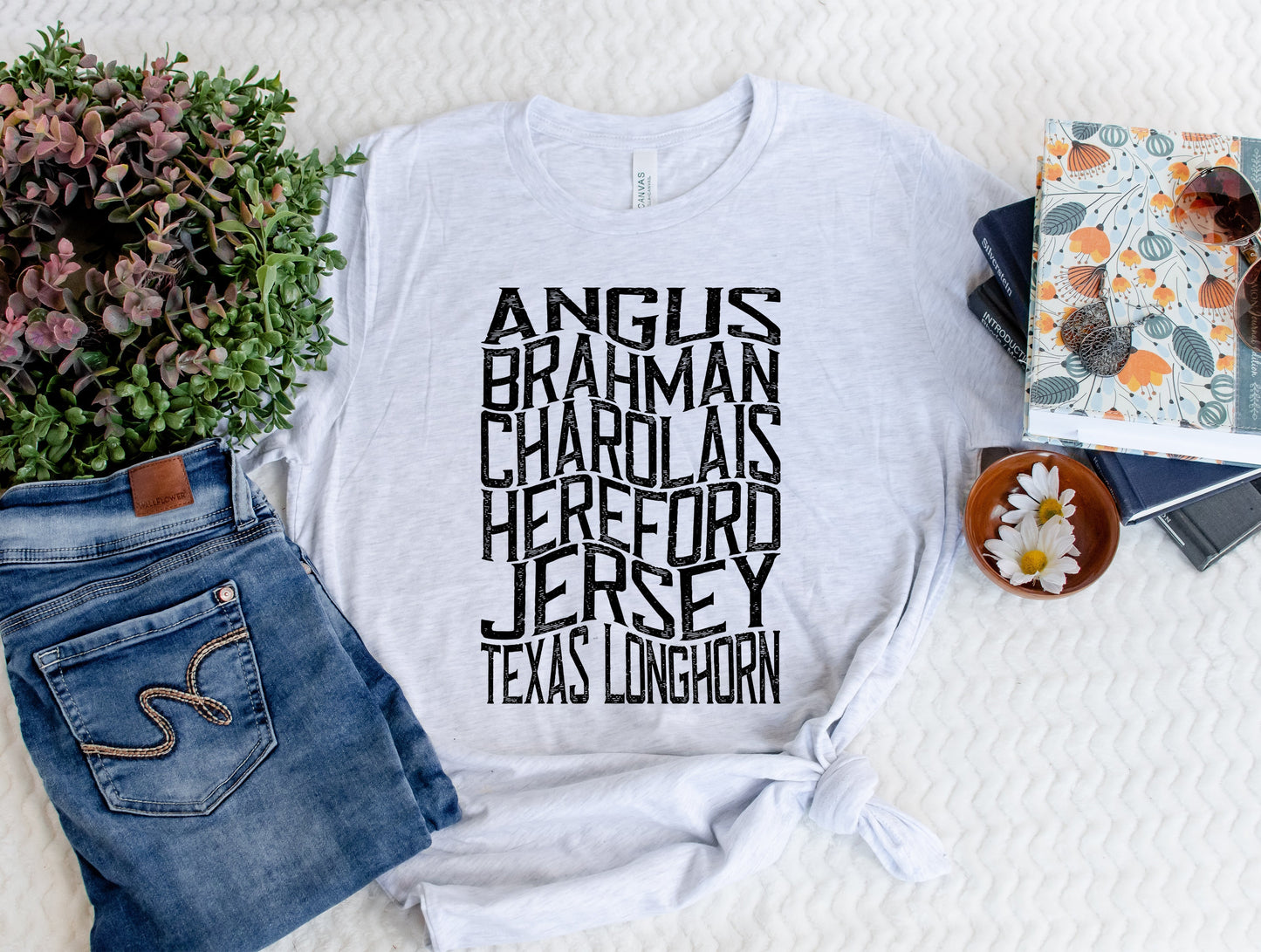 Cattle Names Graphic Tee