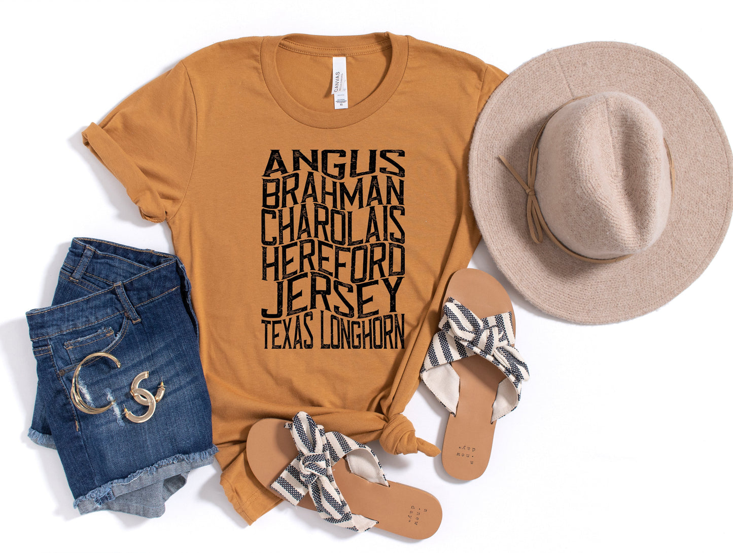 Cattle Names Graphic Tee