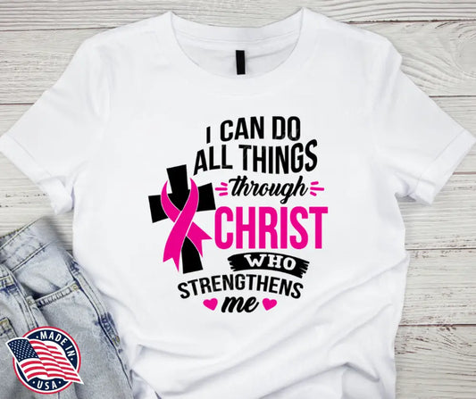 Christ Strengthens Me - Pink