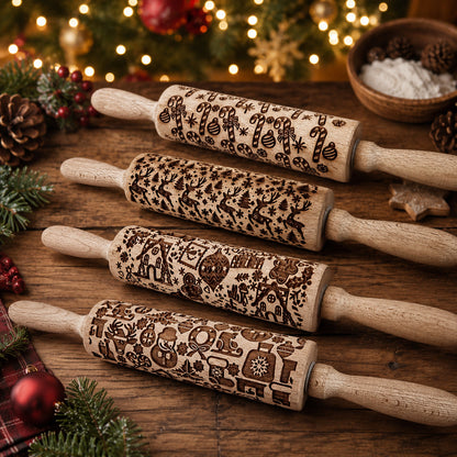 Christmas Rolling Pin Set | 10 Styles