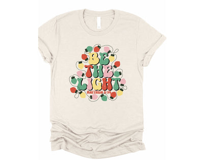 Christmas Be The Light Graphic Tee