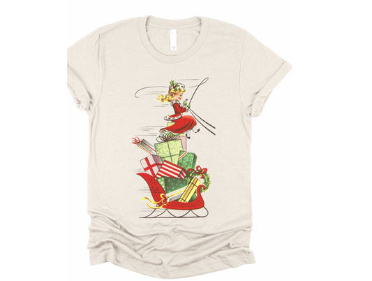 Christmas Sleigh Graphic Tee