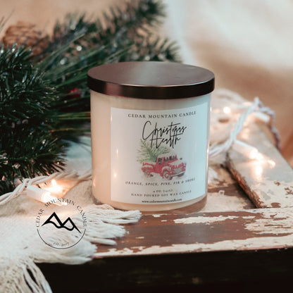 Christmas Farm Truck 9 oz Jar Candle